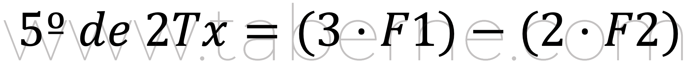 Formula calculo intermodulacion 5 armonico 2 transmisores